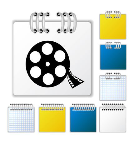 Notebook pageのイラスト素材