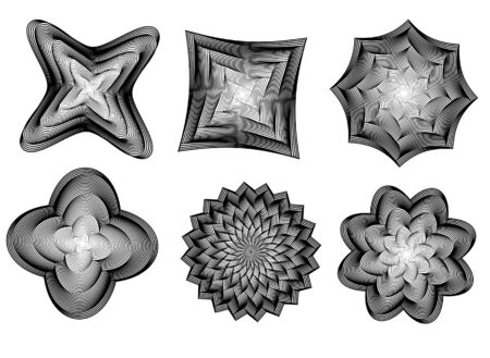 abstract design elementのイラスト素材