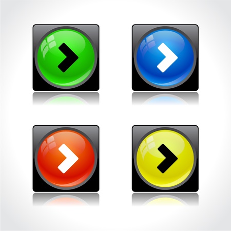 Buttons for webのイラスト素材