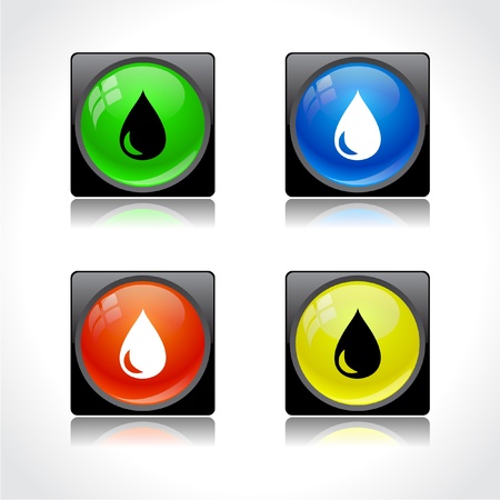 Buttons for webのイラスト素材