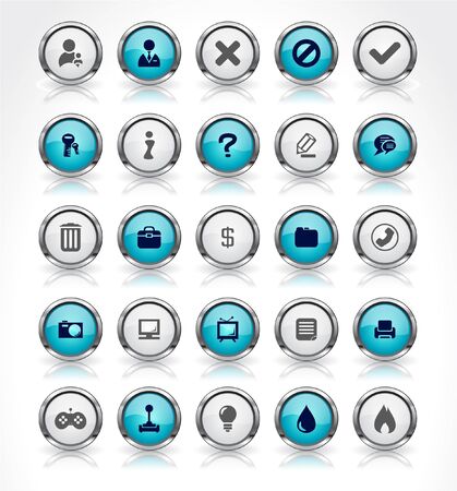 Buttons for webのイラスト素材