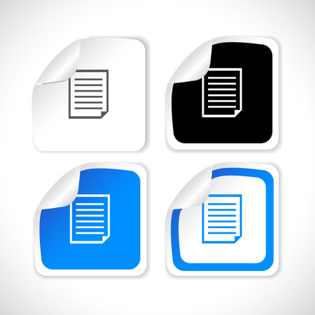 Stickersのイラスト素材