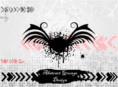 Vector illustration of abstract grunge backgroundのイラスト素材