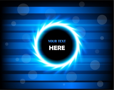 Vector illustration of futuristic blue abstract glowing backgroundのイラスト素材