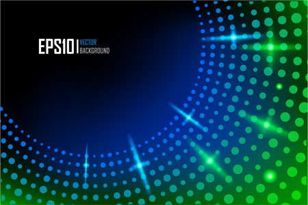 Vector illustration of futuristic color abstract glowing backgroundのイラスト素材