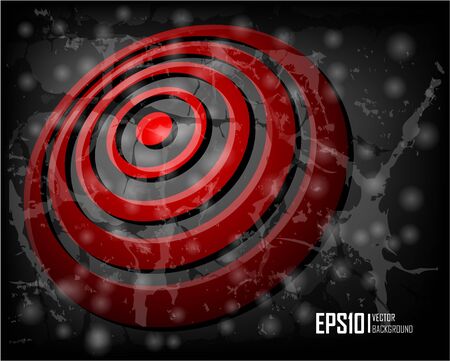 Vector illustration of futuristic red abstract glowing backgroundのイラスト素材
