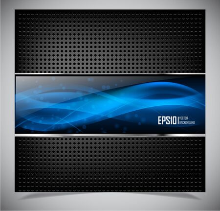 Vector illustration of futuristic abstract glowing backgroundのイラスト素材