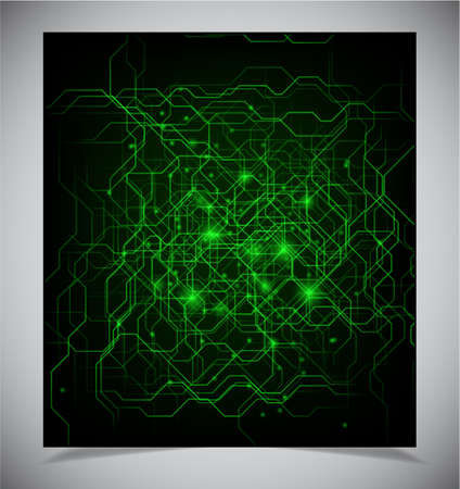 illustration of futuristic abstract glowing backgroundのイラスト素材