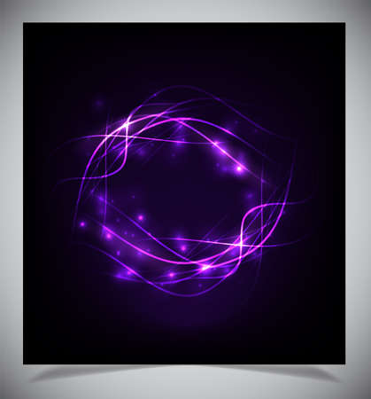 Vector illustration of futuristic abstract glowing backgroundのイラスト素材