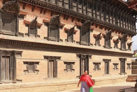 Royal-55 Window Palace. Bhaktapur-Nepal. 0237のeditorial素材
