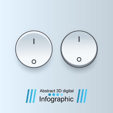 Button icon. Switch icon.のイラスト素材