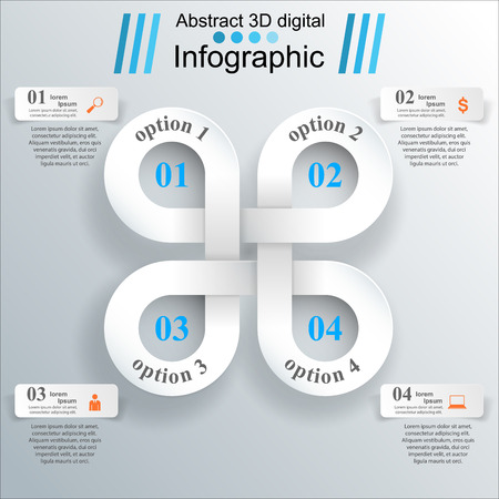 Business Infographics origami style Vector illustration.のイラスト素材