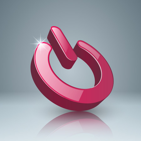 Abstract button icon on the grey background.のイラスト素材