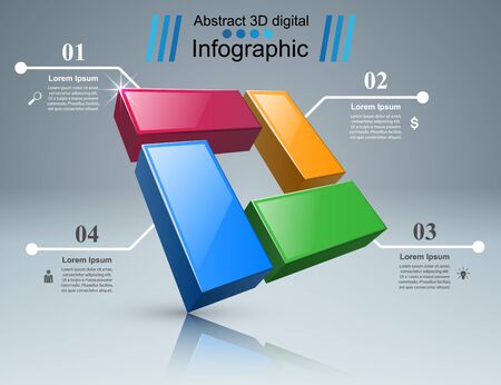 Business Infographics origami style Vector illustration.のイラスト素材