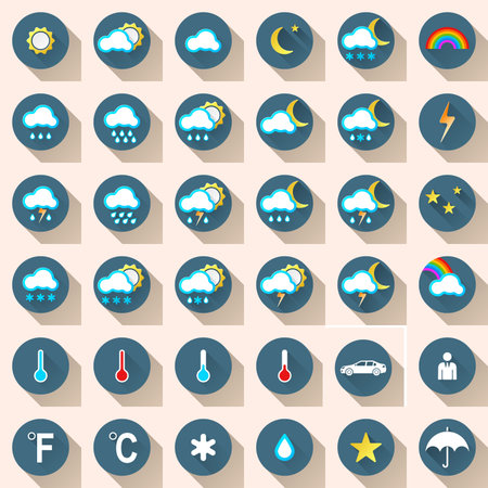 3d icon wheather infographic. Business Infographics origami style Vector illustrationのイラスト素材