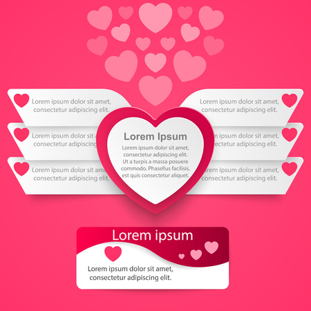 Infographic design template and marketing icons. Abstract 3D digital illustration Infographic.のイラスト素材