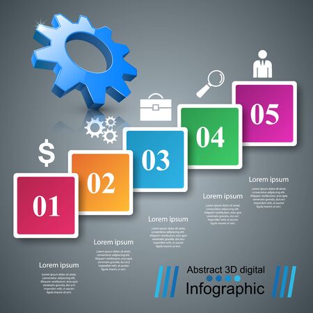 Business Infographics vector illustration.のイラスト素材