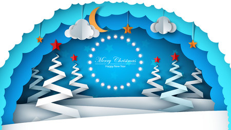 Merry Christmas. Happy New Year. Vector eps 10のイラスト素材