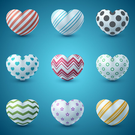 Love and heart realistic icon. Vector eps 10のイラスト素材