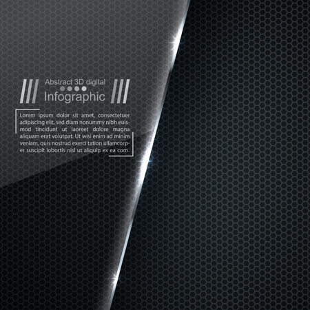 Business paper template - origami background.のイラスト素材