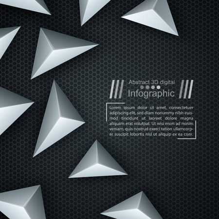 Business paper template - origami background.のイラスト素材