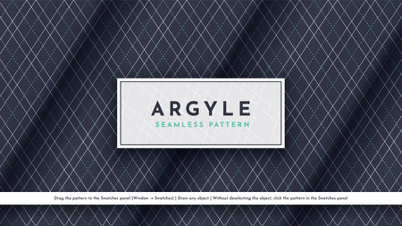 Seamless Argyle Pattern. Traditional Scottish Texture. Fashionable Fabric. Textile Backgroundのイラスト素材