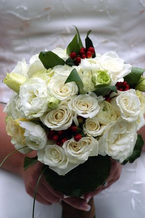 Wedding flowers closeupの写真素材