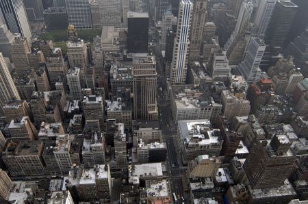 Mid town Manhattanの写真素材