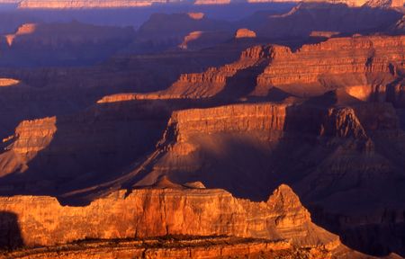 Grand Canyon at sunriseの写真素材
