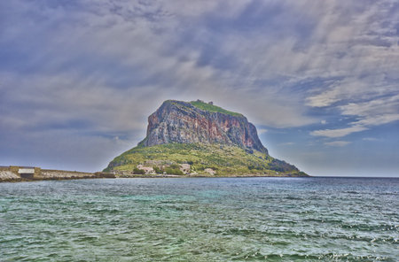 Island of Monemvasia in Greeceの写真素材