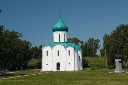 Vintage church, Pereslavl'-Zalesskiy, Russiaの写真素材