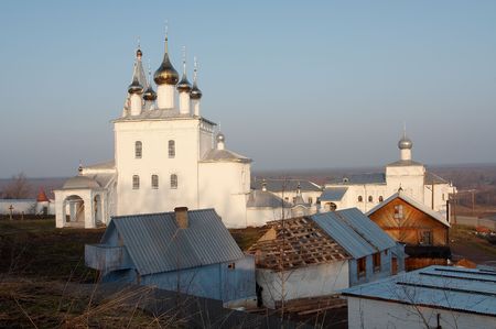 Old monastery in Gorokhovets, Russiaの写真素材