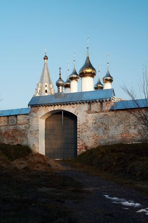 Old monastery in Gorokhovets, Russiaの写真素材