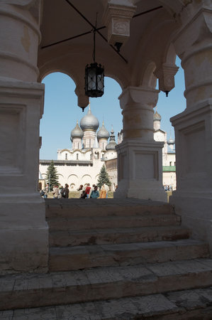 Old churches in Rostov-Velikiy, Russiaの写真素材