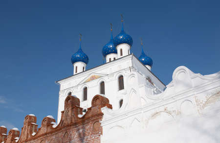 Church of the Nativity of the Blessed Virgin Mary in Katunki, Nizhegorodskaya area, Russiaの写真素材
