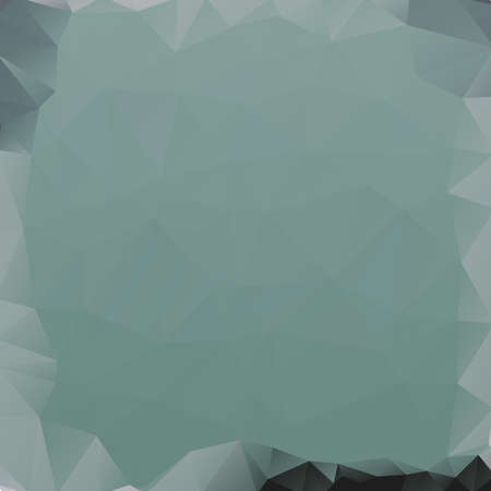 Triangular Frame On Abstract Low Poly Geometric Polygonal Background Vector Illustrationのイラスト素材