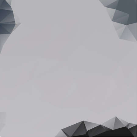 Grey Triangular Designs Low Poly Geometric Polygonal Background Vector Illustrationのイラスト素材