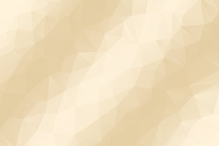 Smooth Cream Color Abstract Low Poly Geometric Gradient Polygonal Background Vector Illustrationのイラスト素材