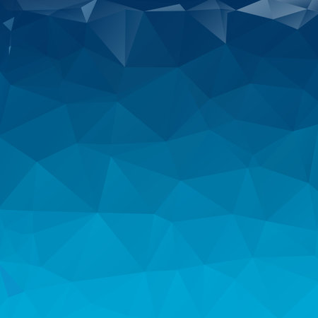 Blue Abstract Low Poly Geometric Gradient Polygonal Background Vector Illustrationのイラスト素材
