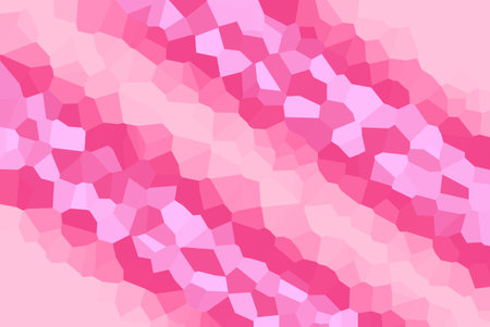 Beautiful Pink Smooth Low Poly Gradient Stripes Crystallize Background Vector Illustration