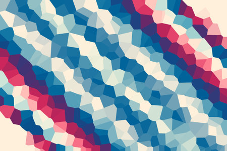 Modern Blurred Low Poly Gradient Crystallize Stipes Background Vector Illustration