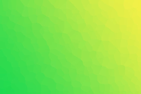 Soft Green & Yellow Blurred Low Poly Gradient Crystallize Background Illustration
