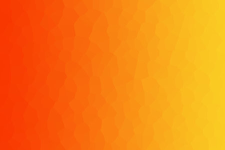 Orange & Yellow Low Poly Gradient Crystallize Background Illustration
