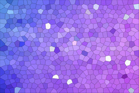 Abstract Blue & Purple Modern Mosaic Tiles Material Texture Backgroundの写真素材