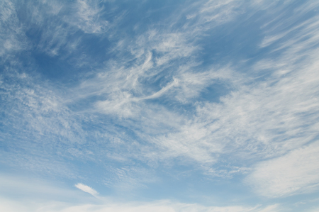 Beautiful white clouds against the blue sky. Texture of clouds.の写真素材