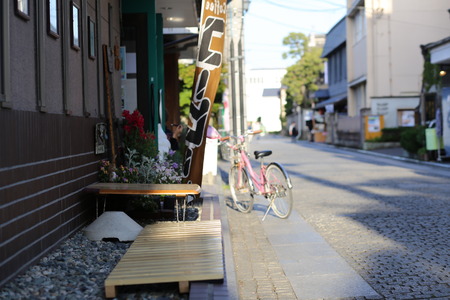 Japanese street sceneryのeditorial素材