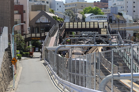 Japanese street sceneryのeditorial素材
