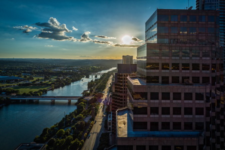 Austin, Texas High Risesの写真素材
