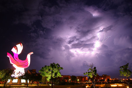 lightningの写真素材