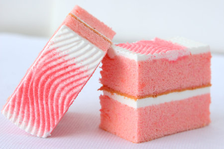 delicious strawberry cake 